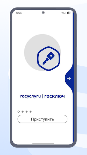 Госключ — экран приложения